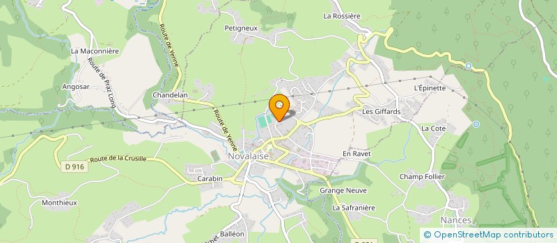 localisation de l'entreprise LE CLEO  NANCES