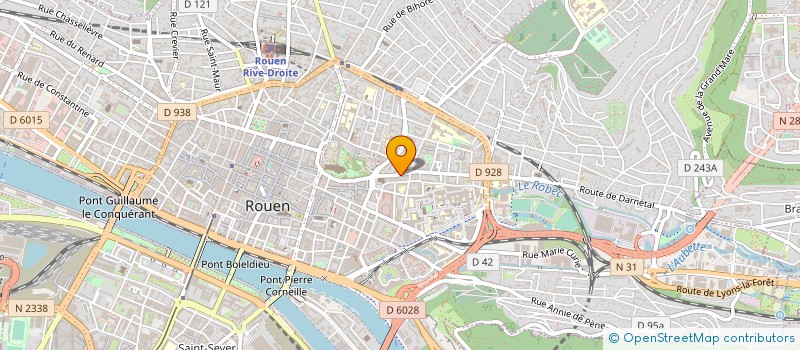 localisation de l'entreprise LE CLEOPATRE à ROUEN