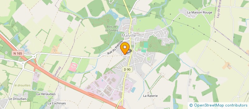 localisation de l'entreprise LE CLERC ELAGAGE  MALVILLE