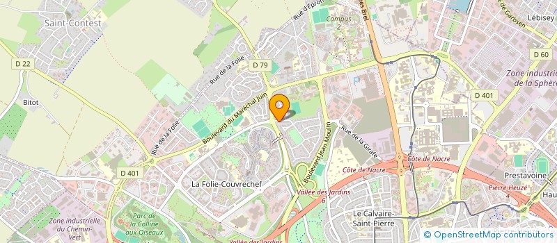 localisation de l'entreprise LE CLERC SSV à CAEN