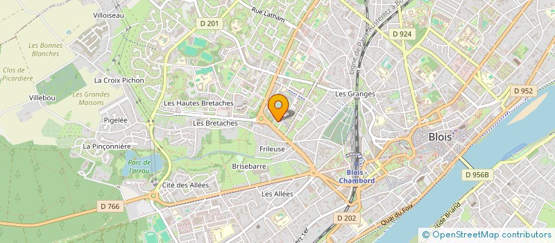 localisation de l'entreprise LE CLERGE SPORTIF  BLOIS