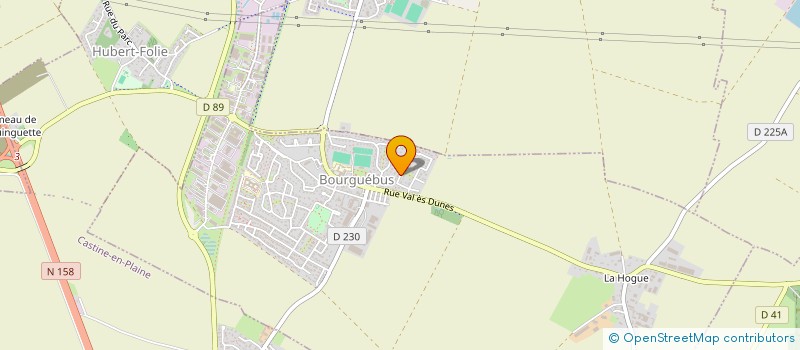 localisation de l'entreprise LE CLERIGO  BOURGUEBUS