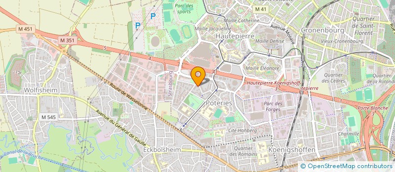 localisation de l'entreprise LE CLERISSY  STRASBOURG