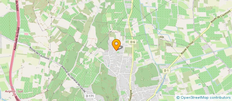 localisation de l'entreprise LE CLIN D'OEIL CAUMONTOIS à CAUMONT-SUR-DURANCE