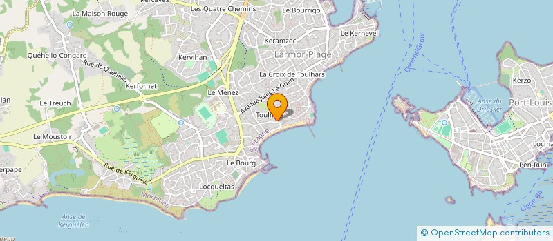 localisation de l'entreprise LE CLIPPER à LARMOR-PLAGE