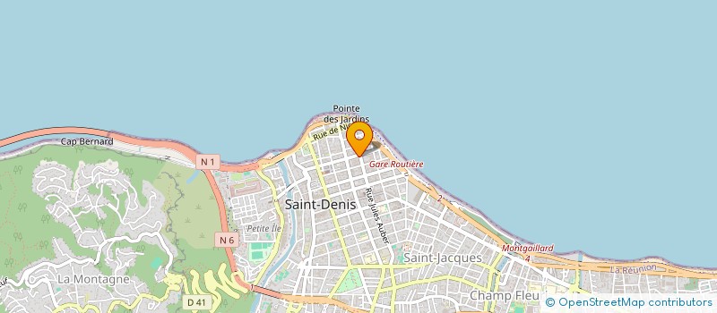 localisation de l'entreprise LE CLIPPER à SAINT-DENIS