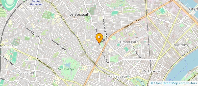 localisation de l'entreprise LE CLIPS  BORDEAUX