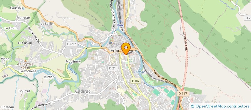 localisation de l'entreprise LE CLO DE JEAN à FOIX