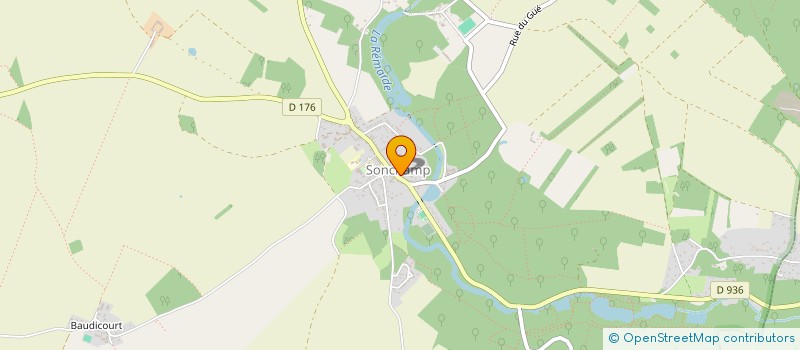 localisation de l'entreprise LE CLOCHER  SONCHAMP