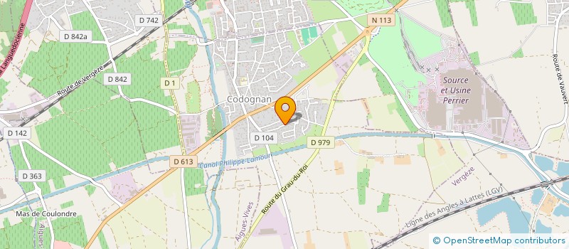 localisation de l'entreprise LE CLOCHER  CODOGNAN