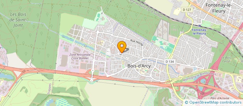 localisation de l'entreprise LE CLOCHER DE BOIS D ARCY  BOIS-D'ARCY