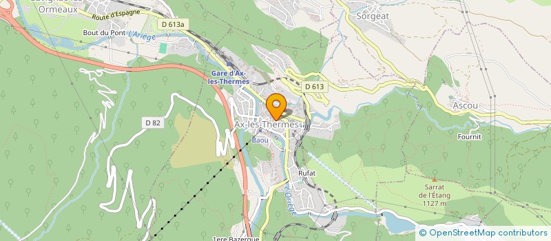 localisation de l'entreprise LE CLOCHER ET LA CHAPELLE DE LA VIERGE à MONTAILLOU