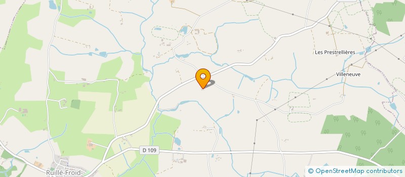 localisation de l'entreprise LE CLOCHER RFF  RUILLE-FROID-FONDS