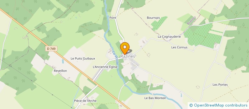 localisation de l'entreprise LE CLOCHER ROMAN DE RAZINES  RAZINES