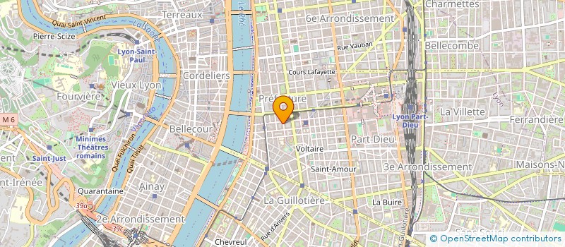 localisation de l'entreprise LE CLOCHER SUD  LYON