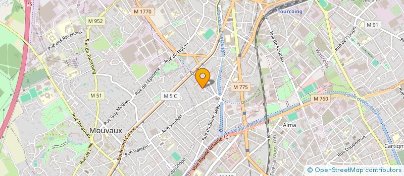 localisation de l'entreprise LE CLOITRE  TOURCOING