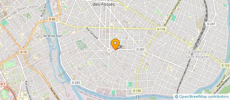 localisation de l'entreprise LE CLOITRE à SAINT-MAUR-DES-FOSSES