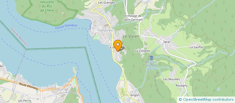 localisation de l'entreprise LE CLOMAWI-SCI  VEYRIER-DU-LAC