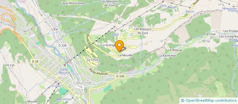 localisation de l'entreprise LE CLORET  MORZINE