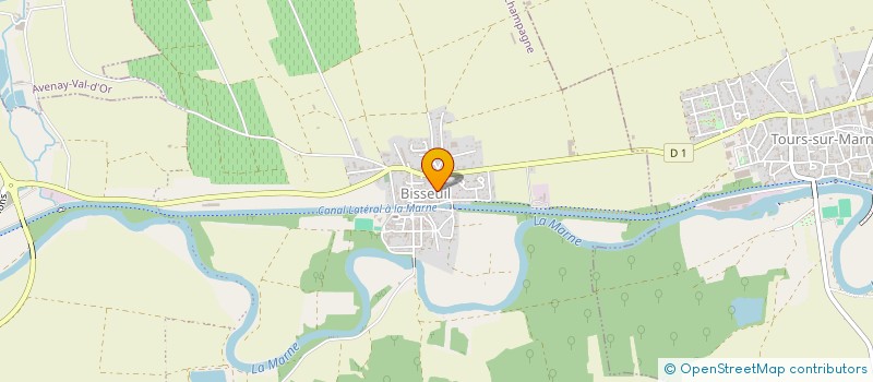 localisation de l'entreprise LE CLOS  AY-CHAMPAGNE