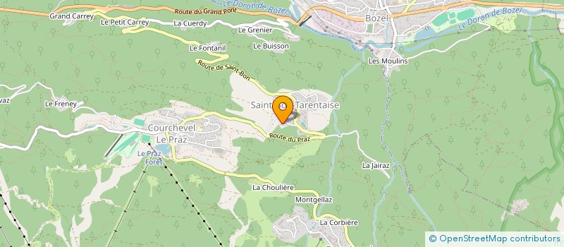 localisation de l'entreprise LE CLOS à COURCHEVEL