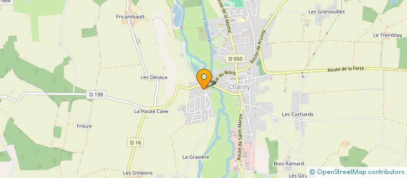 localisation de l'entreprise LE CLOS à CHARNY OREE DE PUISAYE