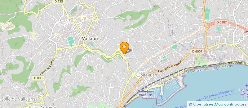 localisation de l'entreprise LE CLOS à VALLAURIS