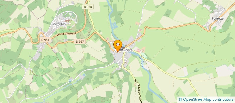 localisation de l'entreprise LE CLOS à VEZELAY