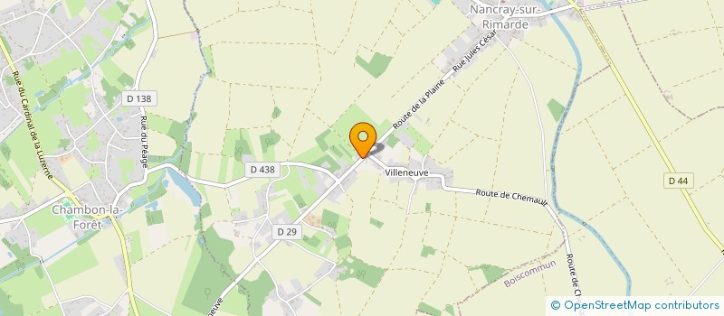 localisation de l'entreprise LE CLOS  NANCRAY-SUR-RIMARDE