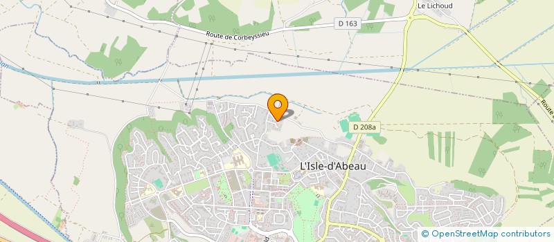 localisation de l'entreprise LE CLOS 72  L'ISLE-D'ABEAU