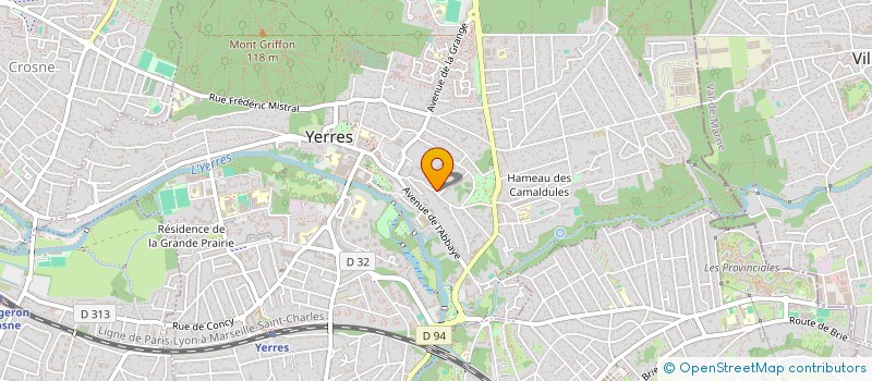 localisation de l'entreprise LE CLOS  YERRES