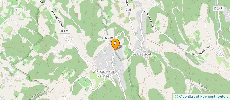 localisation de l'entreprise LE CLOS  LA ROQUE-SUR-PERNES