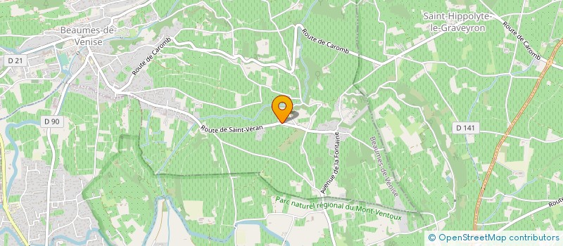 localisation de l'entreprise LE CLOS  BEAUMES-DE-VENISE