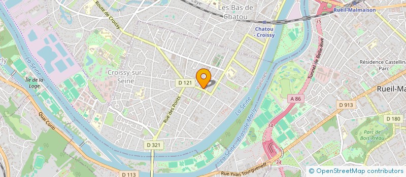 localisation de l'entreprise LE CLOS 85  CROISSY-SUR-SEINE