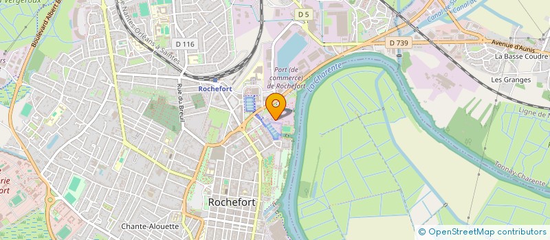 localisation de l'entreprise LE CLOS  ROCHEFORT