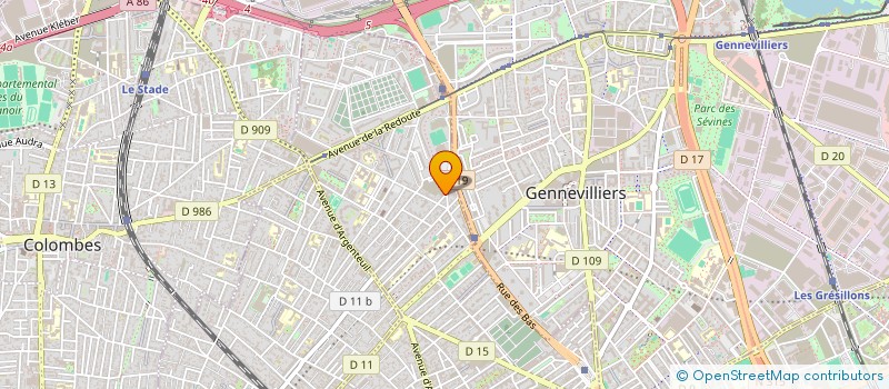 localisation de l'entreprise LE CLOS à LEVALLOIS-PERRET