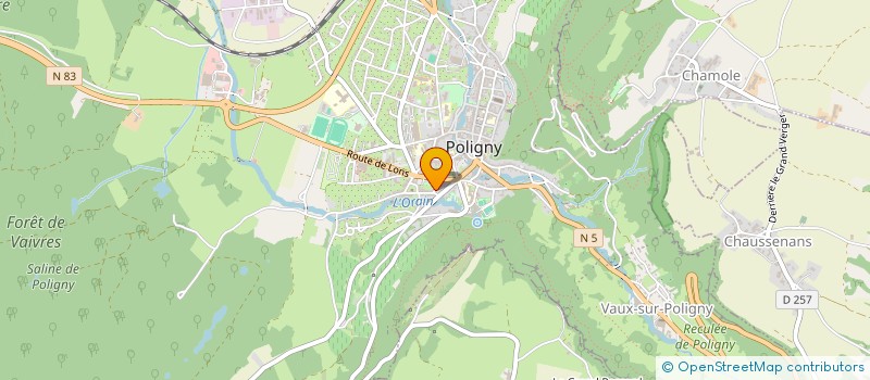 localisation de l'entreprise LE CLOS  TOURMONT