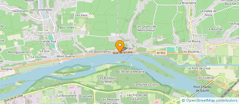 localisation de l'entreprise LE CLOS A ROCHECORBON à ROCHECORBON