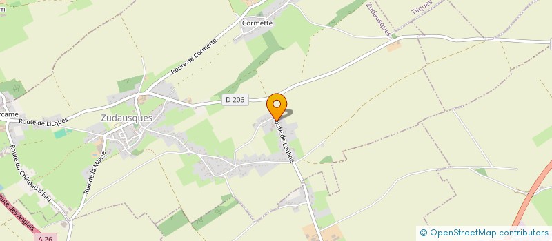 localisation de l'entreprise LE CLOS ADONIS  ZUDAUSQUES