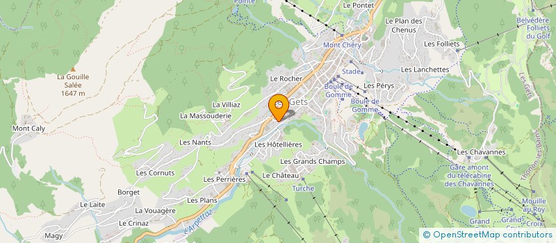 localisation de l'entreprise LE CLOS ANTHONIOZ  LES GETS