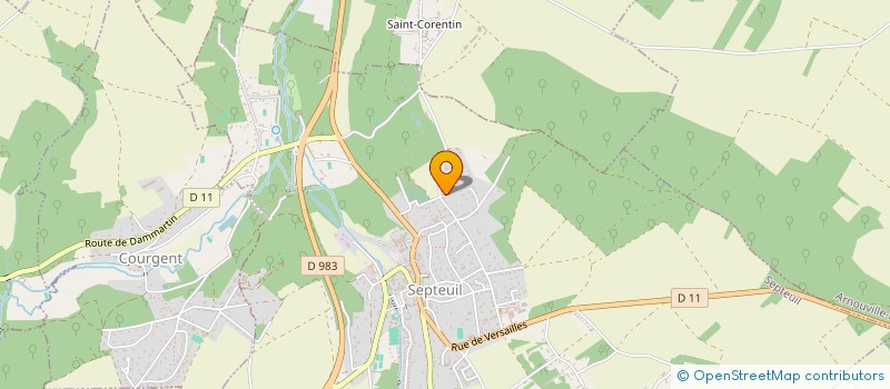 localisation de l'entreprise LE CLOS ANTOINETTE  SEPTEUIL