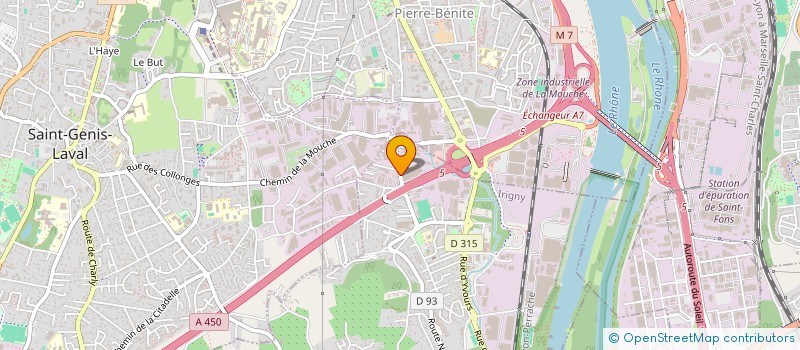 localisation de l'entreprise LE CLOS ARMAND  IRIGNY