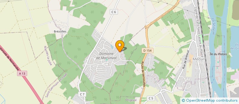 localisation de l'entreprise LE CLOS AU FAIT  VERNOUILLET