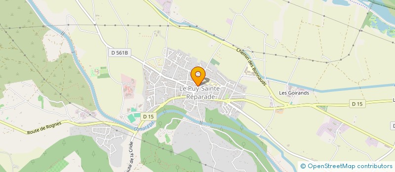 localisation de l'entreprise LE CLOS AUDIBERT à LE PUY-SAINTE-REPARADE
