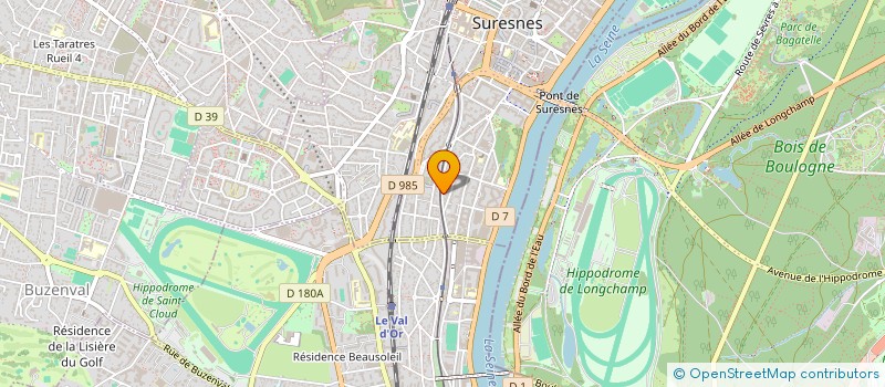 localisation de l'entreprise LE CLOS BIZET à SURESNES