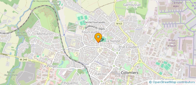 localisation de l'entreprise LE CLOS BLANC à COLOMIERS