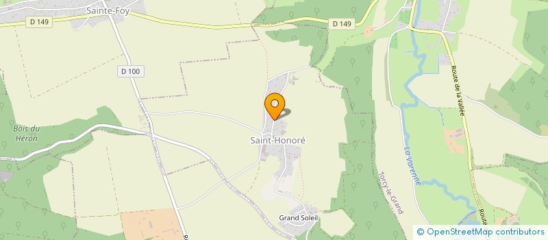 localisation de l'entreprise LE CLOS BRAYON à SAINT-HONORE