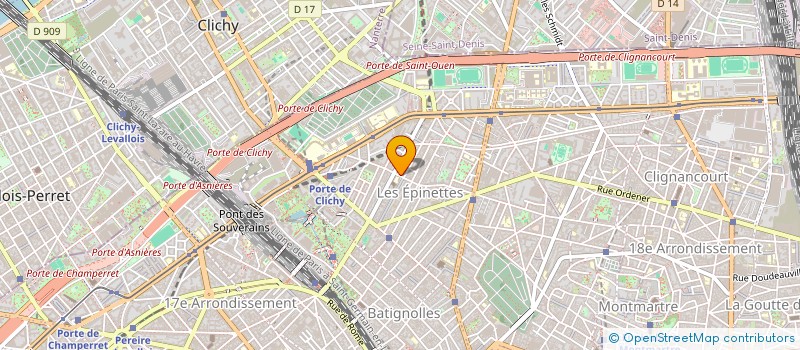 localisation de l'entreprise LE CLOS CALMETTE  PARIS