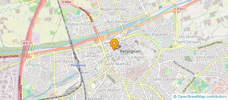 localisation de l'entreprise LE CLOS CATALAN 3 à PERPIGNAN