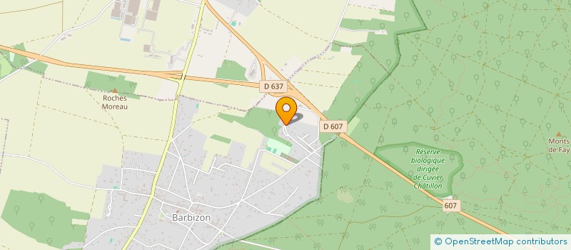 localisation de l'entreprise LE CLOS CELENA  BARBIZON